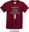 Support Lung Cancer Awareness Kids T-shirt
