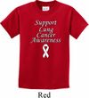 Support Lung Cancer Awareness Kids T-shirt