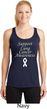 Support Lung Cancer Awareness Ladies Dry Wicking Racerback