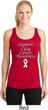 Support Lung Cancer Awareness Ladies Dry Wicking Racerback