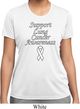 Support Lung Cancer Awareness Ladies Dry Wicking T-shirt
