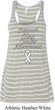 Support Lung Cancer Awareness Ladies Flowy Racerback