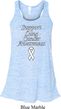 Support Lung Cancer Awareness Ladies Flowy Racerback