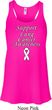 Support Lung Cancer Awareness Ladies Flowy Racerback