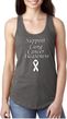Support Lung Cancer Awareness Ladies Ideal Racerback