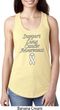 Support Lung Cancer Awareness Ladies Ideal Racerback