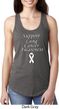 Support Lung Cancer Awareness Ladies Ideal Racerback