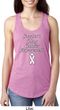 Support Lung Cancer Awareness Ladies Ideal Racerback