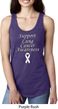 Support Lung Cancer Awareness Ladies Ideal Racerback