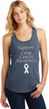 Support Lung Cancer Awareness Ladies Racerback