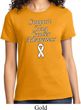 Support Lung Cancer Awareness Ladies T-shirt