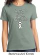 Support Lung Cancer Awareness Ladies T-shirt