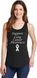 Support Lung Cancer Awareness Ladies Tank Top