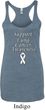 Support Lung Cancer Awareness Ladies Tri Blend Racerback