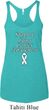 Support Lung Cancer Awareness Ladies Tri Blend Racerback