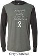 Support Lung Cancer Awareness Lightweight Hoodie