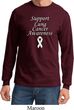Support Lung Cancer Awareness Long Sleeve