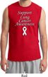 Support Lung Cancer Awareness Muscle Shirt