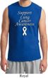 Support Lung Cancer Awareness Muscle Shirt