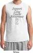 Support Lung Cancer Awareness Muscle Shirt