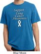 Support Lung Cancer Awareness Pigment Dyed Shirt