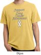 Support Lung Cancer Awareness Pigment Dyed Shirt