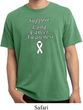 Support Lung Cancer Awareness Pigment Dyed Shirt
