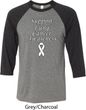 Support Lung Cancer Awareness Raglan Shirt