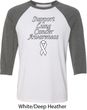 Support Lung Cancer Awareness Raglan Shirt