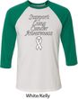 Support Lung Cancer Awareness Raglan Shirt
