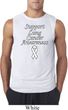 Support Lung Cancer Awareness Sleeveless Shirt