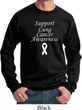 Support Lung Cancer Awareness Sweatshirt