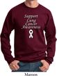 Support Lung Cancer Awareness Sweatshirt