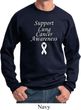 Support Lung Cancer Awareness Sweatshirt