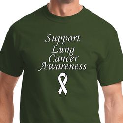 Support Lung Cancer Awareness T-shirt