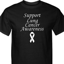 Support Lung Cancer Awareness Tall Shirt