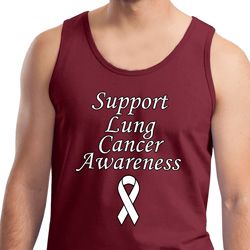 Support Lung Cancer Awareness Tank Top