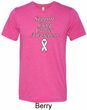 Support Lung Cancer Awareness Tri Blend Tee