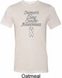 Support Lung Cancer Awareness Tri Blend Tee