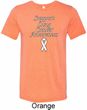 Support Lung Cancer Awareness Tri Blend Tee
