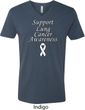 Support Lung Cancer Awareness V-neck