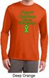 Support Lymphoma Cancer Awareness Dry Wicking Long Sleeve
