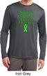 Support Lymphoma Cancer Awareness Dry Wicking Long Sleeve