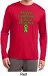 Support Lymphoma Cancer Awareness Dry Wicking Long Sleeve