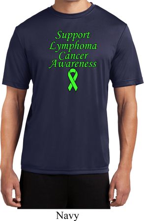 Support Lymphoma Cancer Awareness Dry Wicking T-shirt