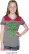 Support Lymphoma Cancer Awareness Girls Football Shirt