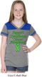 Support Lymphoma Cancer Awareness Girls Football Shirt