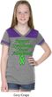 Support Lymphoma Cancer Awareness Girls Football Shirt