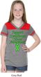 Support Lymphoma Cancer Awareness Girls Football Shirt