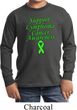 Support Lymphoma Cancer Awareness Kids Long Sleeve